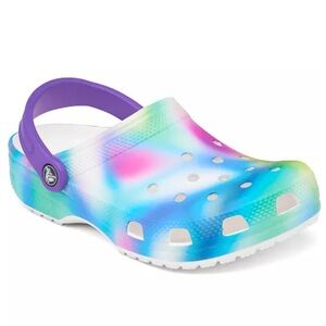 🆕🔖 CROCS ✨ Little Kid Classic Solarized Clogs ✨ Size J3 ✨ Multi Colored ✨ NWT!!